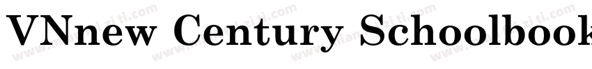VNnew Century Schoolbook Bold Itali字体转换